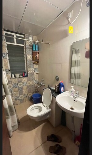 Bathroom in 3 BHK Apartment at Highpoint ITrend Homes Phase 2, Hinjewadi – for Rent