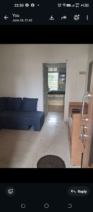Living Room in 1.5 BHK Apartment at Shivaji Park – for Rent
