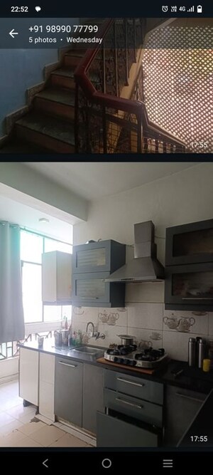 Kitchen in 4 BHK Builder Floor at Ardee Palm Grove Villas, Sector 52 – for Sale