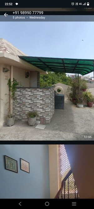 Living Room in 4 BHK Builder Floor at Ardee Palm Grove Villas, Sector 52 – for Sale
