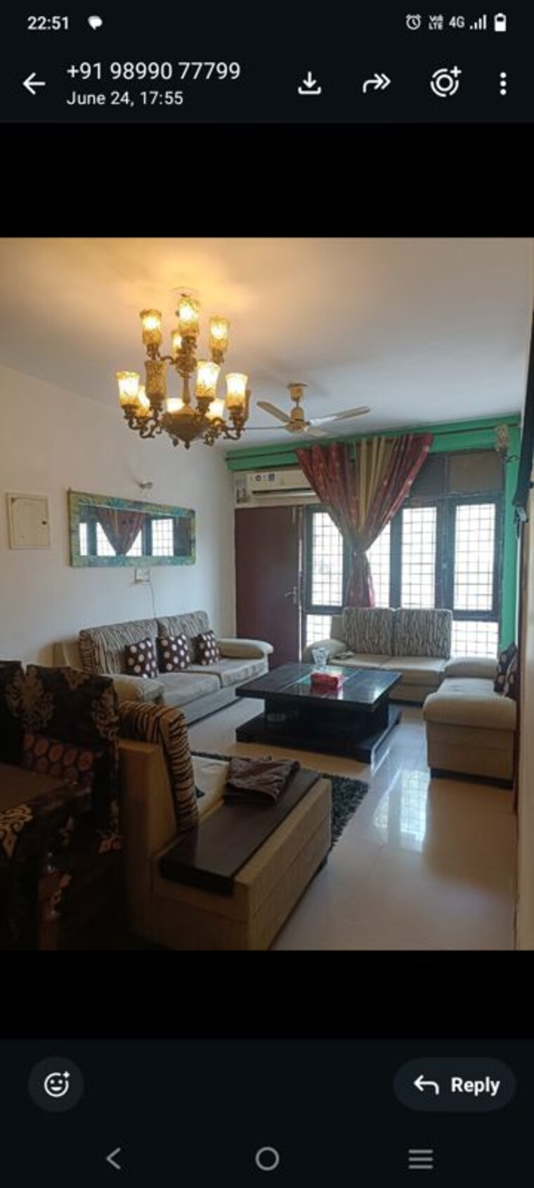 Living Room, ardee-palm-grove-villas 4 Bedroom 300 Sq.Yd. Builder Floor In Sector 52 Gurgaon 10479289