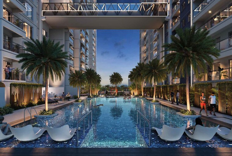 Swimming Pool, fortune-seven 3 Bedroom 1744 Sq.Ft. Apartment In Sarjapur Bangalore 10479319