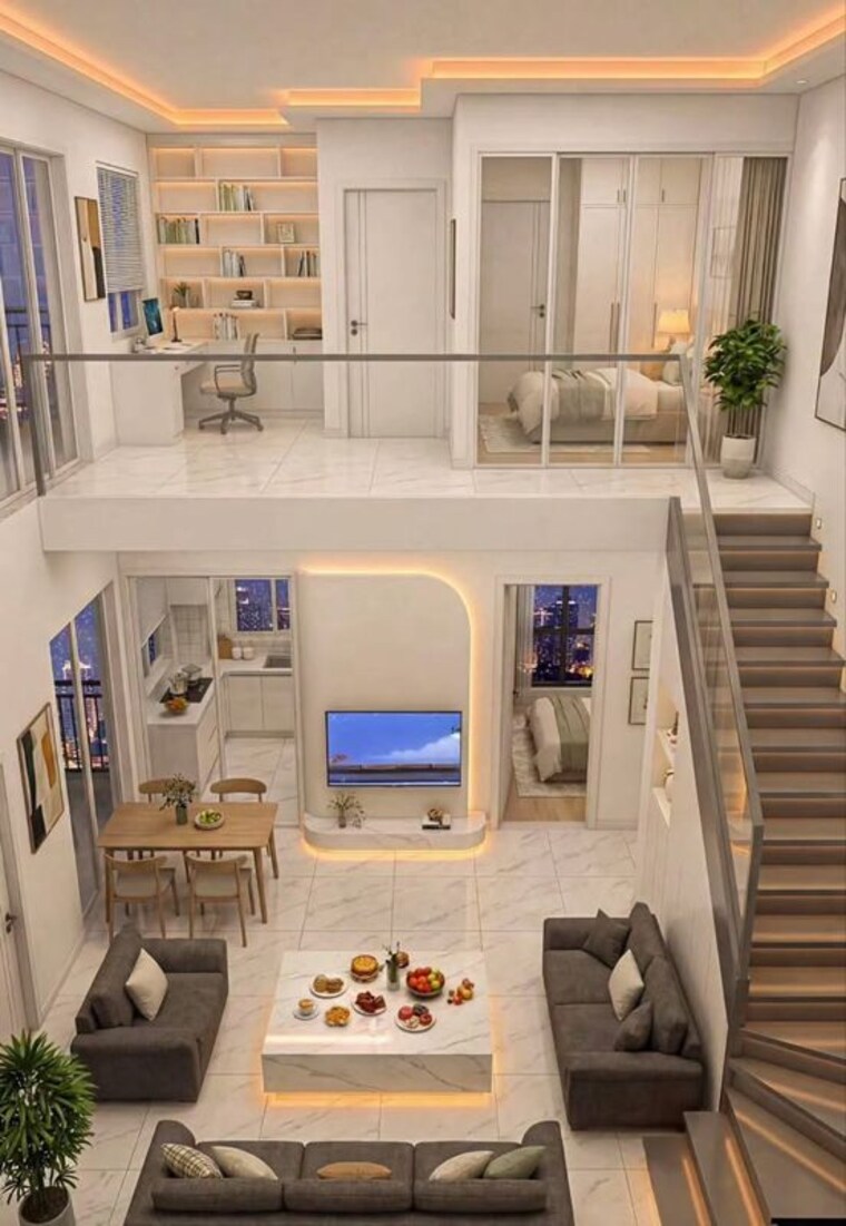 Floor Plan, green park extension 3 Bedroom 200 Sq.Yd. Apartment In Green Park Extension Delhi 10479331