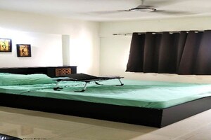 Master Bedroom in 2 BHK Apartment at Ganga Arcadia, Kharadi – for Rent