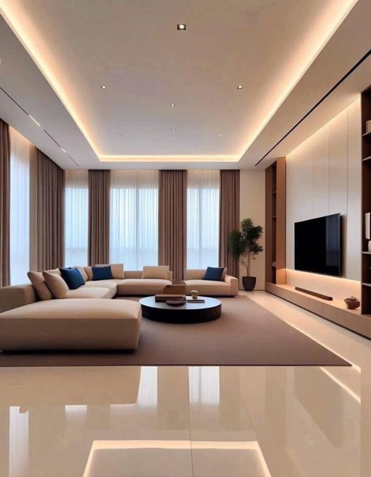 Living Room, jor bagh 3 Bedroom 375 Sq.Yd. Builder Floor In Jor Bagh Delhi 10479352