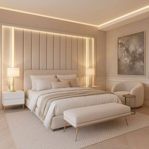 Bedroom in 4 BHK Builder Floor at Kailash Colony – for Rent