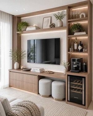 Living Room in 4 BHK Builder Floor at Kailash Colony – for Rent