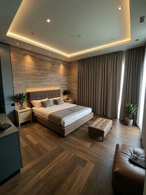 Living Room in 3 BHK Builder Floor at Nizamuddin East – for Rent
