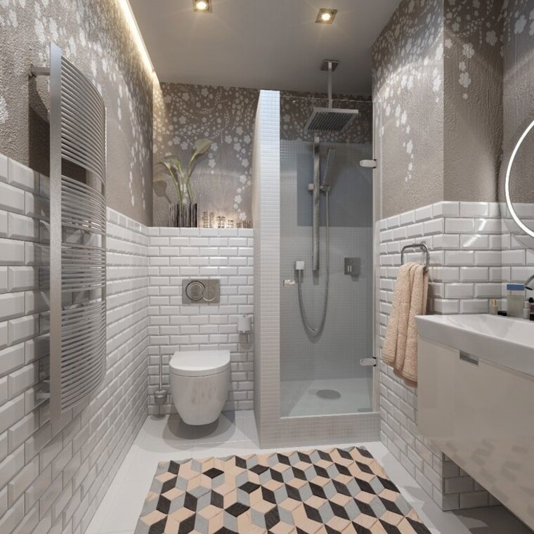Bathroom, nizamuddin east 3 Bedroom 200 Sq.Yd. Builder Floor In Nizamuddin East Delhi 10479386