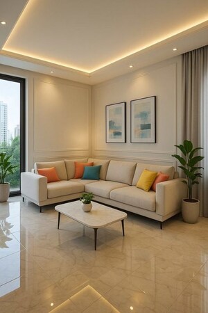 Living Room in 4 BHK Builder Floor at Friends Colony – for Rent