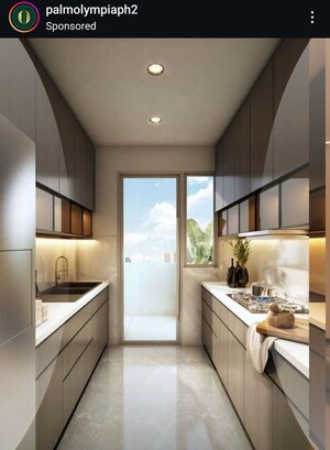 Kitchen in 3 BHK Builder Floor at Friends Colony – for Rent