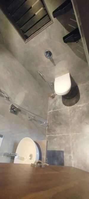Bathroom in Studio Apartment at Bhavya Plaza, Khar West – for Rent