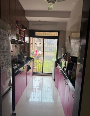 Kitchen in 1 BHK Apartment at Kanakia Spaces Zen World, Kanjurmarg East – for Rent