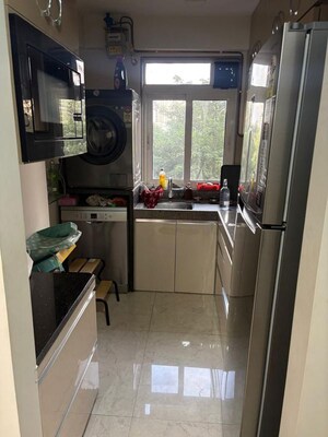 Kitchen in 1.5 BHK Apartment at Runwal Bliss, Kanjurmarg East – for Rent