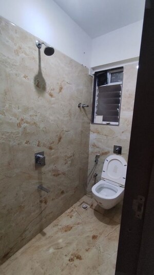 Bathroom in 1 BHK Apartment at Mahindra Alcove, Chandivali – for Rent