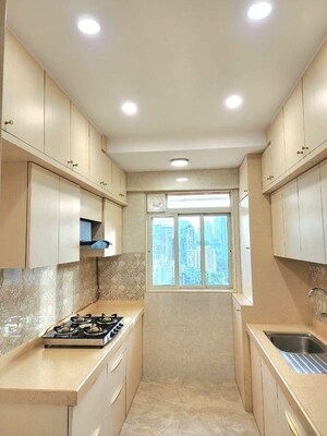 Kitchen in 1 BHK Apartment at Hiranandani Zen Maple, Powai – for Rent