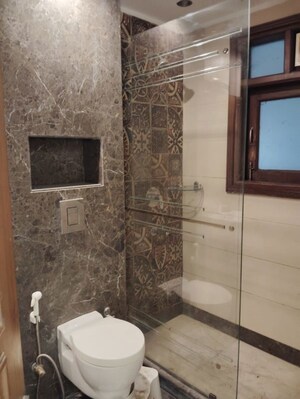 Bathroom in 3 BHK Builder Floor at Defence Colony – for Rent