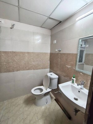 Bathroom in 3 BHK Apartment at Trident Embassy, Sector 1 Greater Noida – for Rent