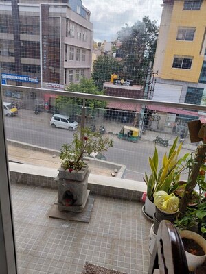 Balcony in 2.5 BHK Apartment at IN Land Edilon, Yelahanka New Town – for Rent