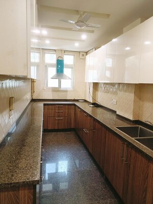 Kitchen in 3 BHK Builder Floor at Chittaranjan Park – for Rent