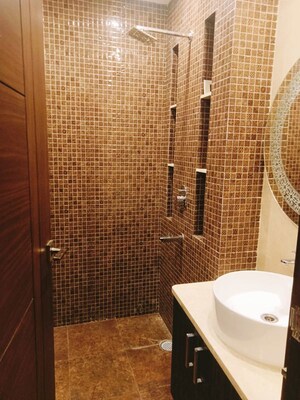 Bathroom in 3 BHK Builder Floor at Chittaranjan Park – for Rent