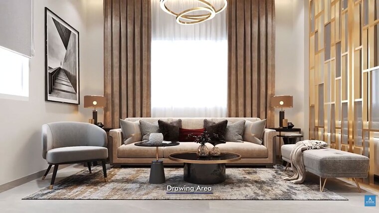 Living Room, aparna-newlands 2.5 Bedroom 1475 Sq.Ft. Apartment In Tellapur Hyderabad 10479547