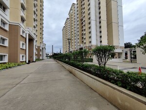 Balcony in 3.5 BHK Apartment at Mantri Webcity, Hennur – for Rent