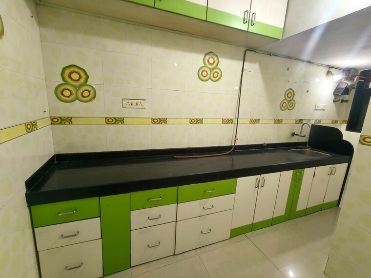 Kitchen, habitat-chs 1 Bedroom 585 Sq.Ft. Apartment In Nerul Sector 23 Navi Mumbai 10479557