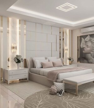 Living Room in 4 BHK Builder Floor at Panchsheel Park – for Rent