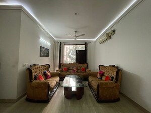 Living Room in 3 BHK Apartment at New Generation Maple Apartments, Dhakoli – for Rent