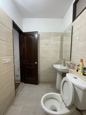 Bathroom in 3 BHK Apartment at New Generation Maple Apartments, Dhakoli – for Rent