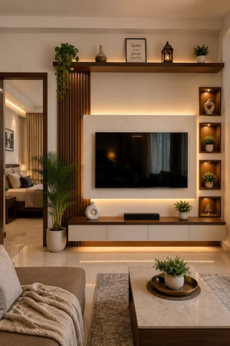 Living Room, panchsheel park 4 Bedroom 500 Sq.Yd. Builder Floor In Panchsheel Park Delhi 10479573