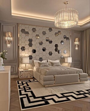 Living Room in 3 BHK Builder Floor at Pamposh Enclave – for Rent