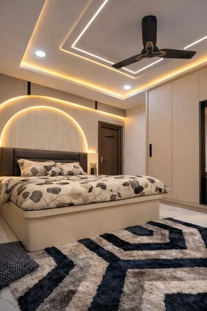 Bedroom in 4 BHK Builder Floor at Soami Nagar – for Rent