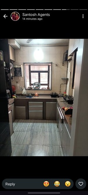 Kitchen in 1 BHK Apartment at Kamlesh CHS, Kopri – for Rent