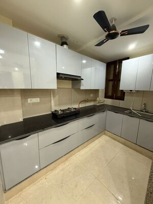 Kitchen in 3 BHK Builder Floor at Rajpur – for Rent