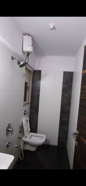 Bathroom in 1 BHK Apartment at Gurukrupa Marina Enclave, Malad West – for Rent