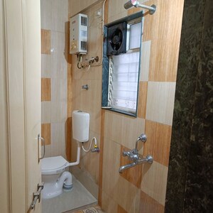 Bathroom in 2 BHK Apartment at G K Rajaveer Palace, Pimple Saudagar – for Rent