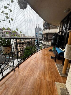Balcony in 3 BHK Apartment at Adityavardhan Apartment, Powai – for Rent