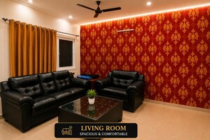 Living Room in 2 BHK Apartment at Anora Kala – for Sale