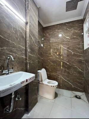 Bathroom in 1 BHK Apartment at Sainik Farm – for Rent
