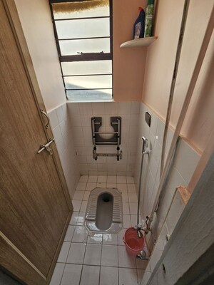 Bathroom in 2 BHK Apartment at Amrut Runwal Paradise, Kothrud – for Rent