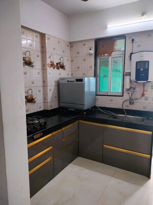 Kitchen in 2 BHK Apartment at Somani Dream Home, Punawale – for Rent