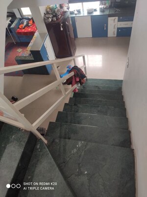 Staircase in 2 BHK Independent House at Eon Free Zone – for Rent
