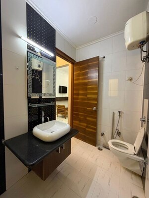 Bathroom in 3 BHK Apartment at Kalena Agrahara – for Rent