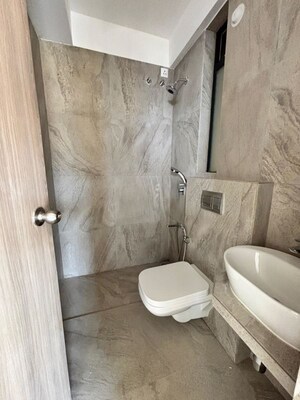 Bathroom in 2 BHK Apartment at Lower Parel West – for Rent