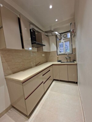 Kitchen in 2 BHK Builder Floor at Chattarpur – for Rent