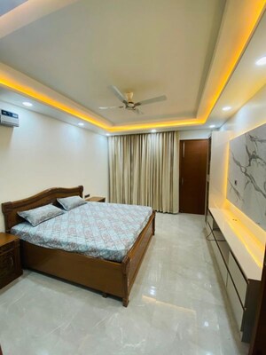 Bedroom in 4 BHK Builder Floor at Vasant Kunj – for Rent