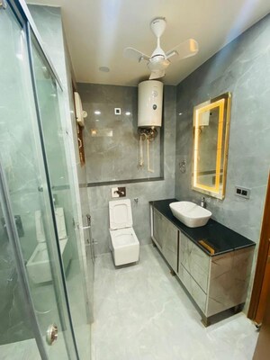 Bathroom in 4 BHK Builder Floor at Vasant Kunj – for Rent