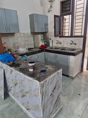Kitchen in 1 BHK Builder Floor at Samaspur Village – for Rent